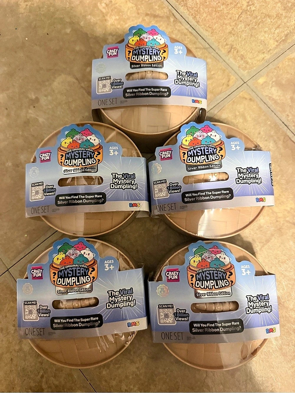 RMS Silver Ribbon Edition Viral Mystery Dumplings 5-Pack NWT